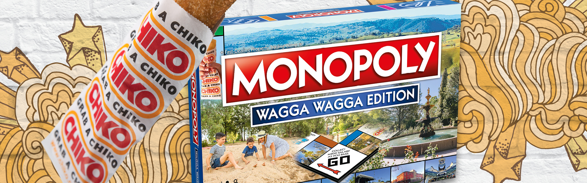 Chiko featured in Wagga Wagga Edition of Monopoly